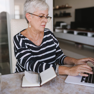 Real Estate Researching Senior Living Options