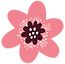 Pink Floral Illustration