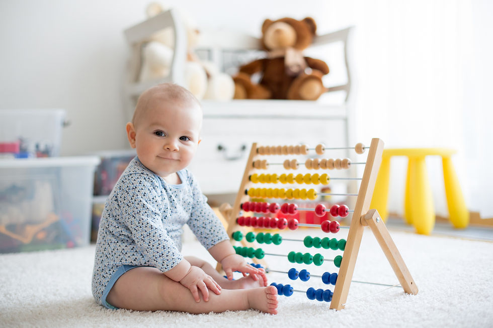 Baby Playing Abacus