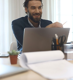 Man at Laptop