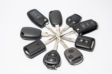 A group of car keys
