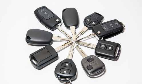 A group of car keys