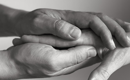 Hands Offering Support