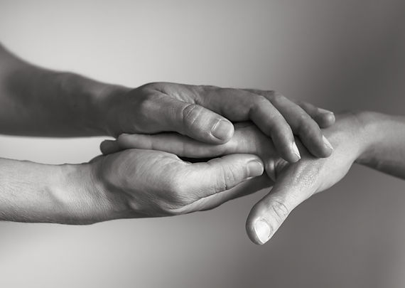 Hands Offering Support