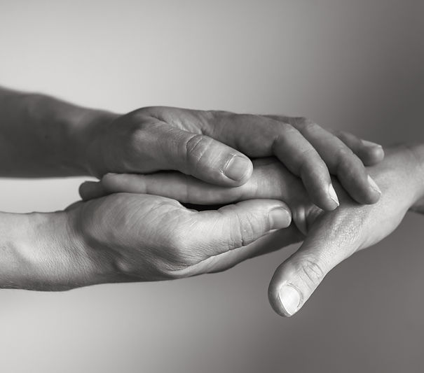 Hands Offering Support