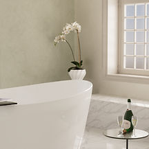Scena del bagno di lusso