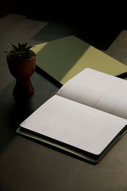 Open Planner on Desk