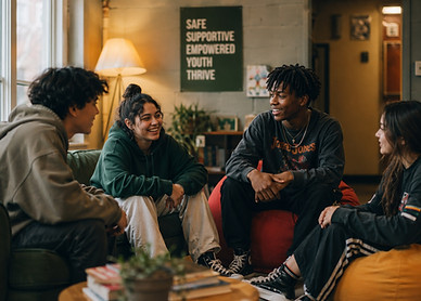 Youth Group Talking