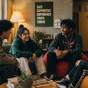 Youth Group Talking