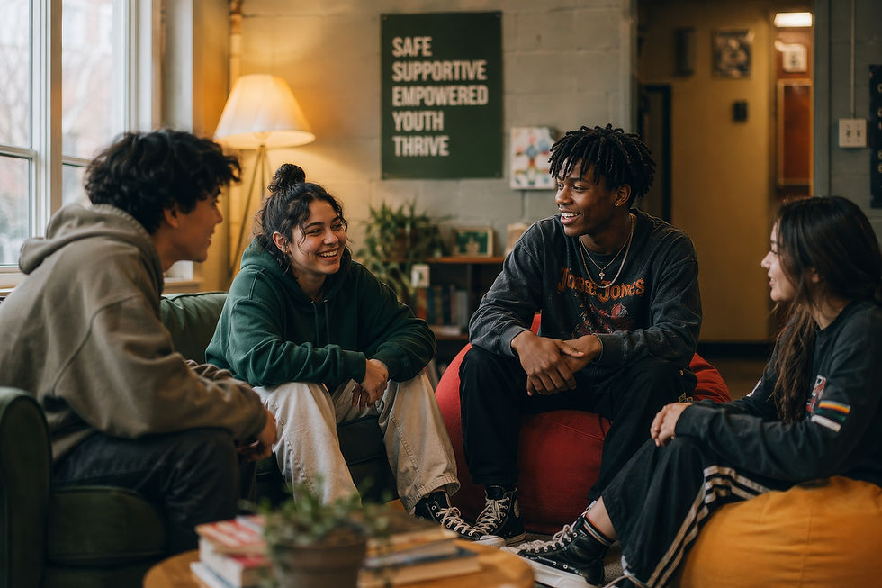 Youth Group Talking