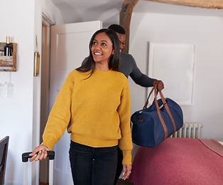 Entering Hotel Room