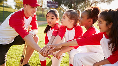 Little League Team Hands In