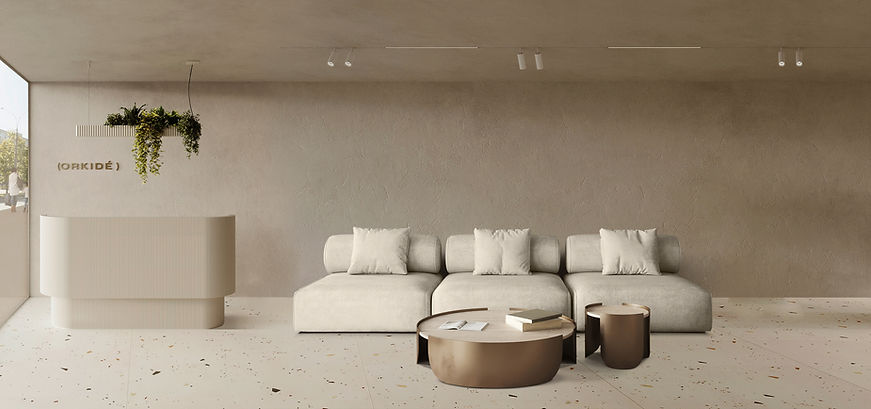 Moderne minimalistische Lobby