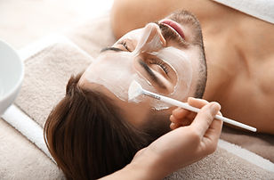 Man Getting a Facial