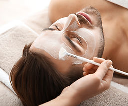 Man Getting a Facial