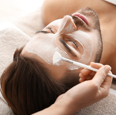 Man Getting a Facial