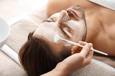 Man Getting a Facial