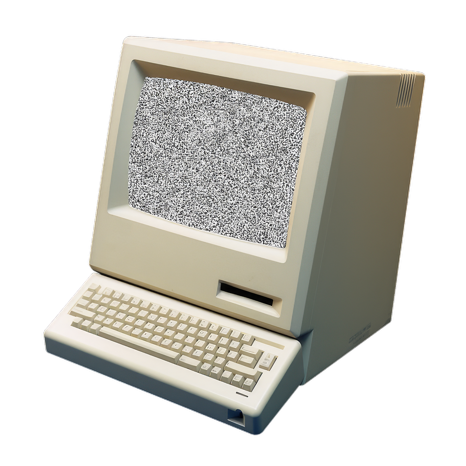 Vintage Computer Screen