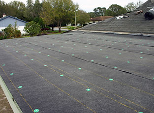 Close-up of a flat roof