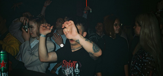 Crowded Nightclub Scene