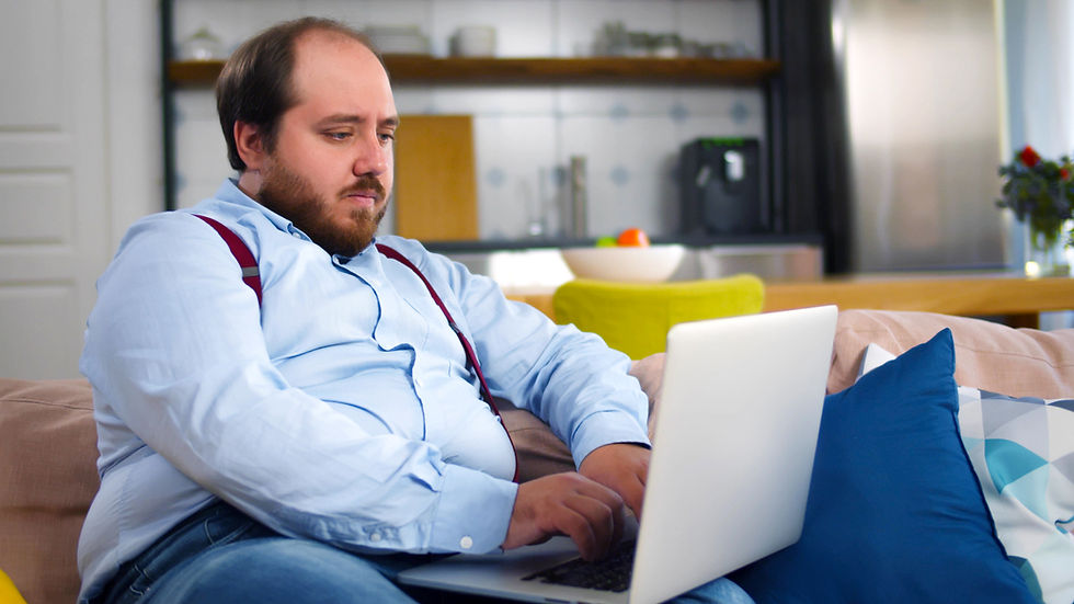 Man Using Laptop