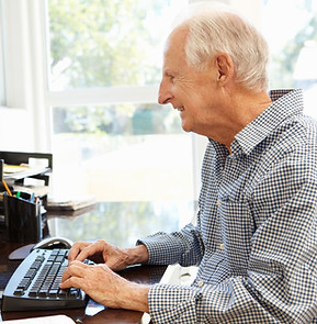 Working on Computer