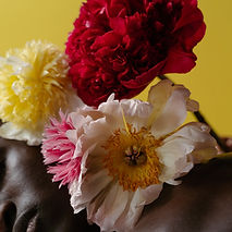 Flower-Adorned Portrait