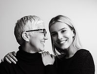 Smiling Women Together