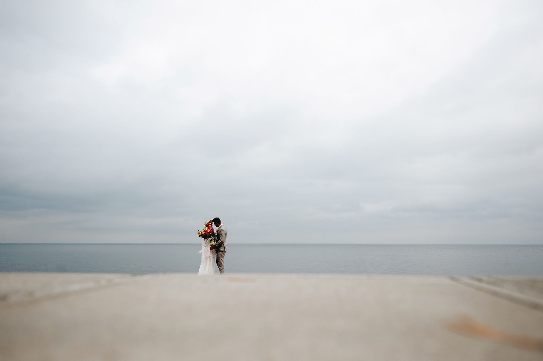Beach Wedding Scene