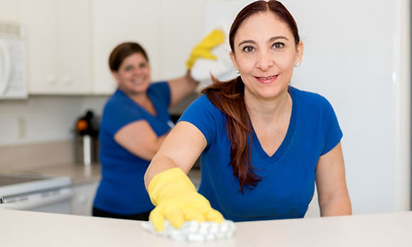 Women Cleaning Kitchen