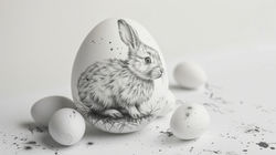 Dekoratives Ei-Design