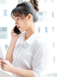 Executive Making a Phone Call