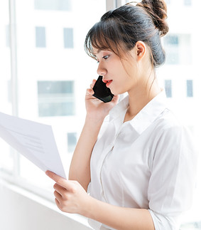 Executive Making a Phone Call