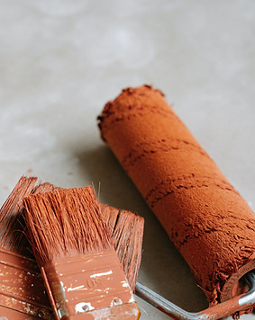 Orange Paint Brushes