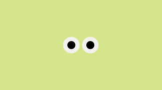 Ojos de dibujos animados minimalistas