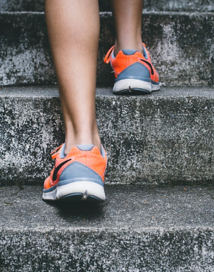 Climbing Concrete Stairs