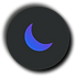 A blue moon icon