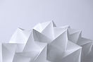 Padrão geométrico de origami