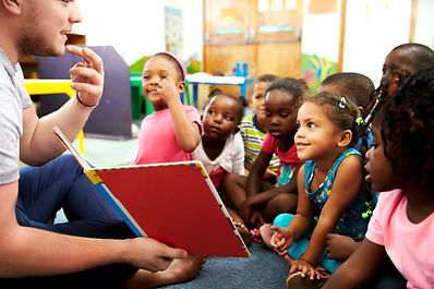 Lesgeven aan zittende kinderen