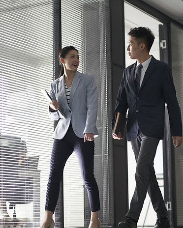 Business People Talking Each Other