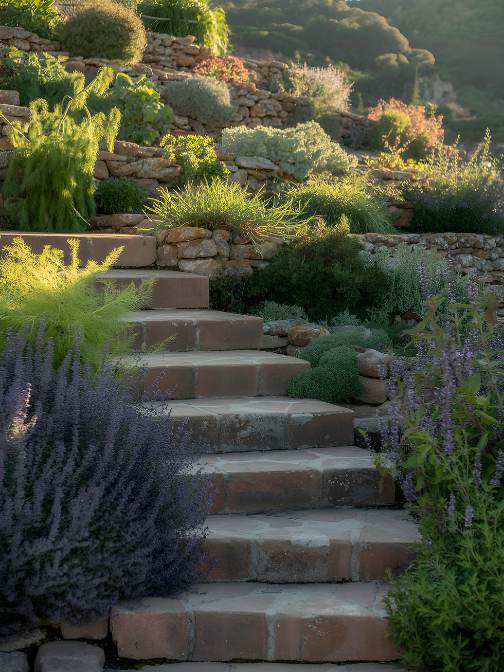 Garden Stone Steps