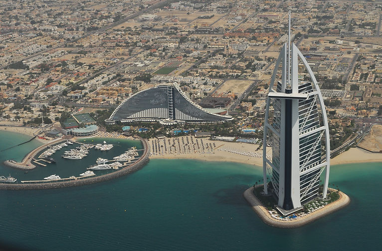 Dubai skyline representing OFD workplace projects across the UAE