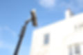 Window cleaning using the water fed pole system, also called reach and wash