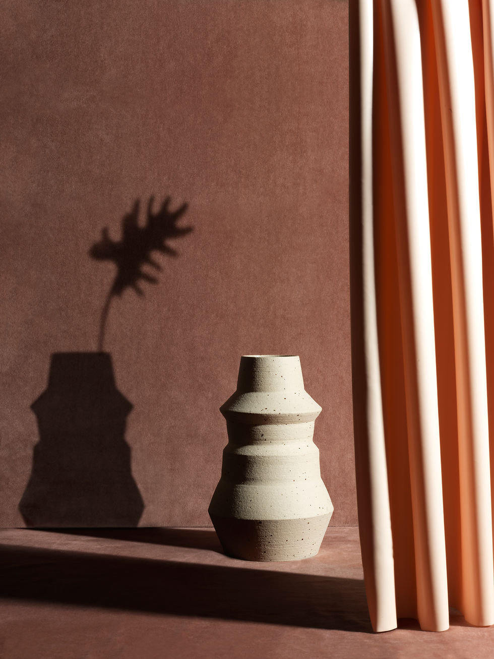 Jarrón de ceramica
