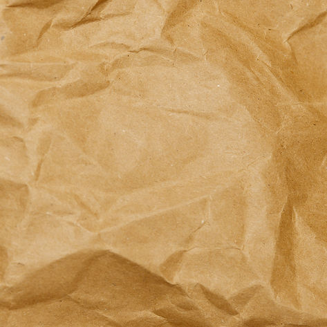 Papier brun froissé