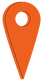 Orange Map Pin Icon