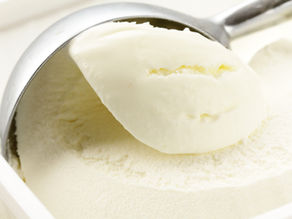 Coconut Ice cream or Slushy with a twist of lemon