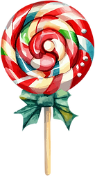 Festive Candy Lollipop
