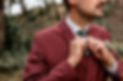 Groom Adjusting Tie