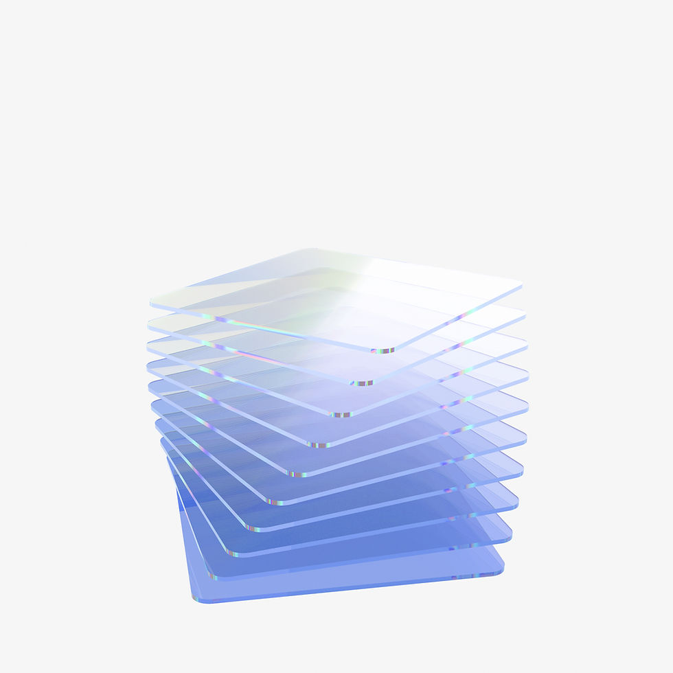 Stacked Glass Layers
